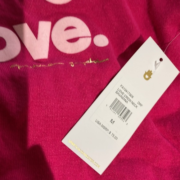 NWT Spiritual Gangster Nothing But Love Savasana Sweater Pink - Picture 8 of 9